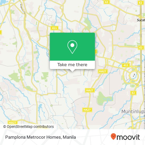 Pamplona Metrocor Homes map