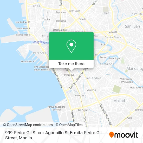 How to Get to 999 Pedro Gil St cor Agoncillo St Ermita Pedro Gil Street ...