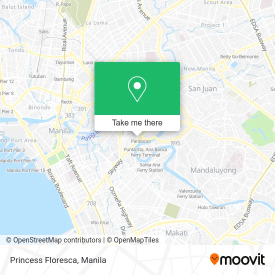 Princess Floresca map