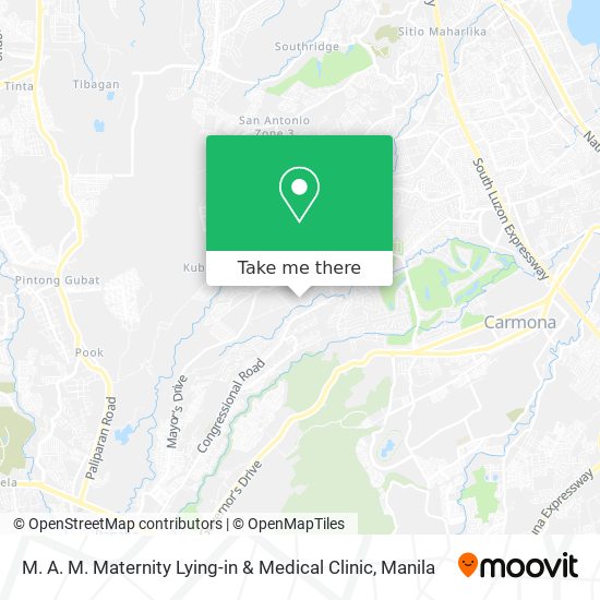 M. A. M. Maternity Lying-in & Medical Clinic map