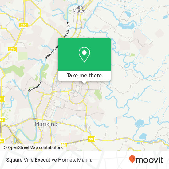 Square Ville Executive Homes map