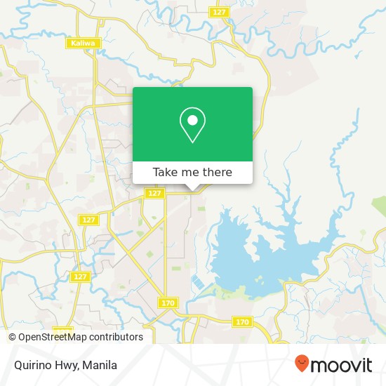 Quirino Hwy map