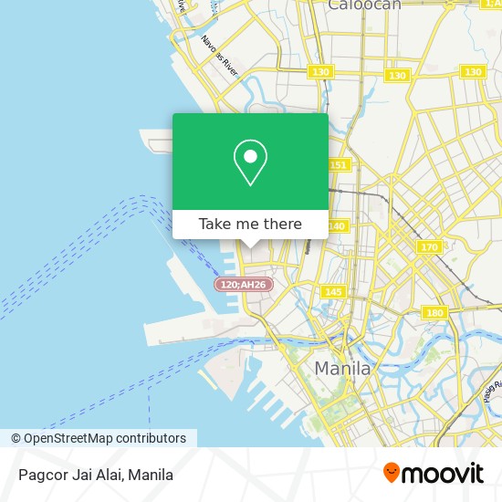 Pagcor Jai Alai map