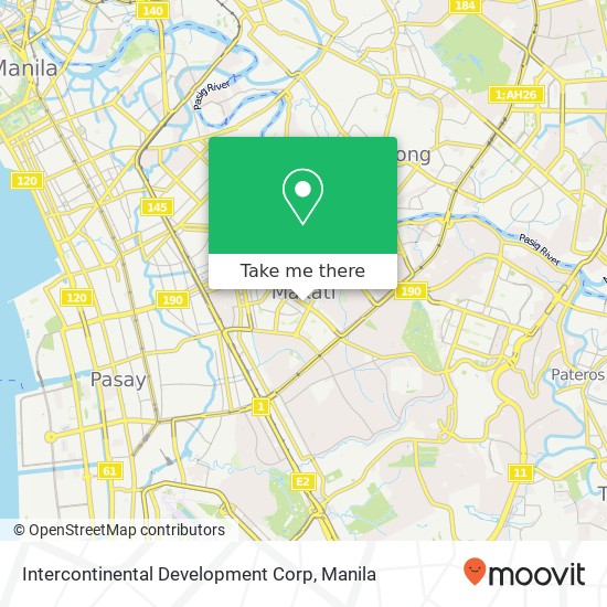 Intercontinental Development Corp map