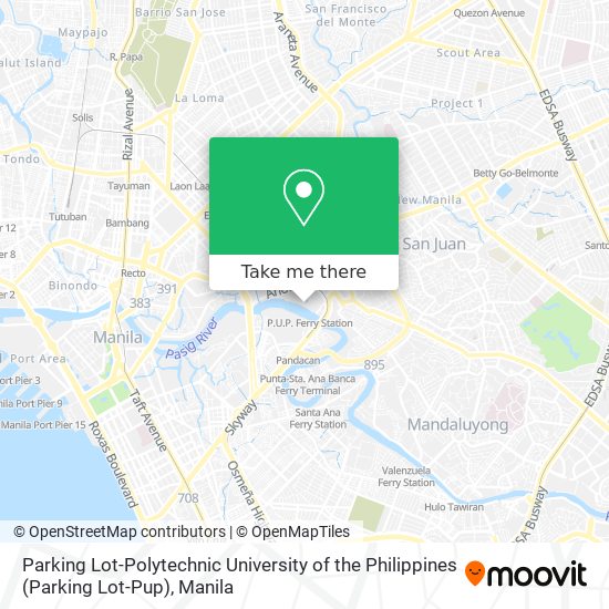 Parking Lot-Polytechnic University of the Philippines (Parking Lot-Pup) map