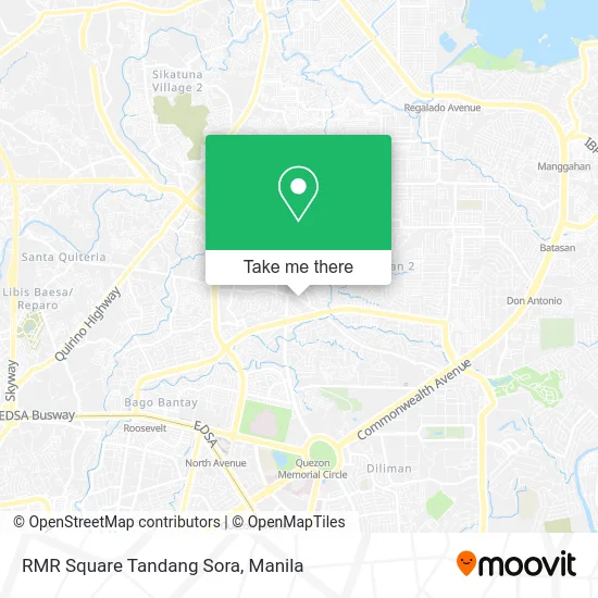 RMR Square Tandang Sora map