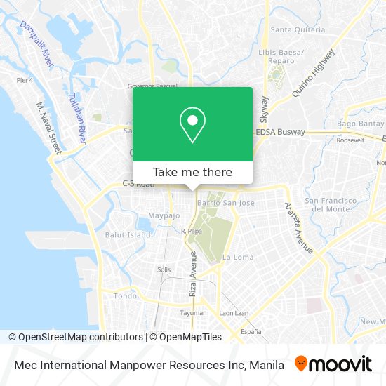 Mec International Manpower Resources Inc map
