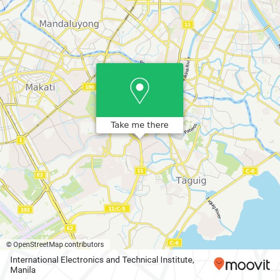 International Electronics and Technical Institute map