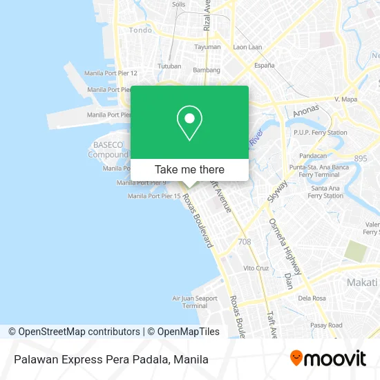 Palawan Express Pera Padala map