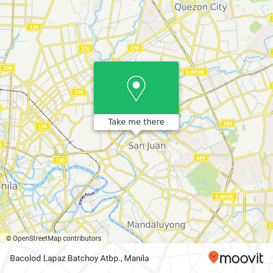 Bacolod Lapaz Batchoy Atbp. map