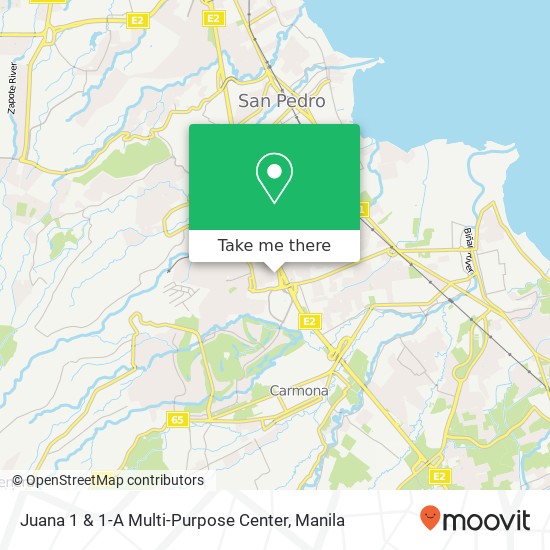 Juana 1 & 1-A Multi-Purpose Center map