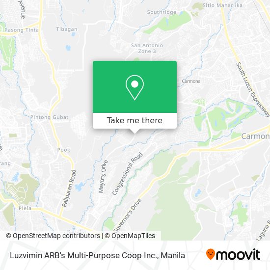 Luzvimin ARB's Multi-Purpose Coop Inc. map