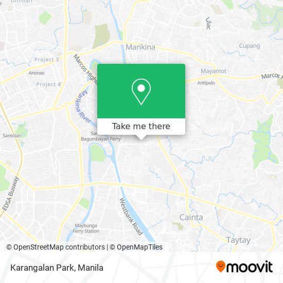 Karangalan Park map