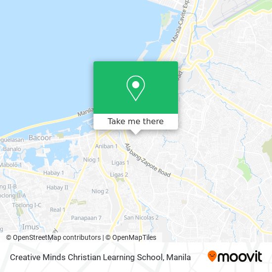 Creative Minds Christian Learning School map