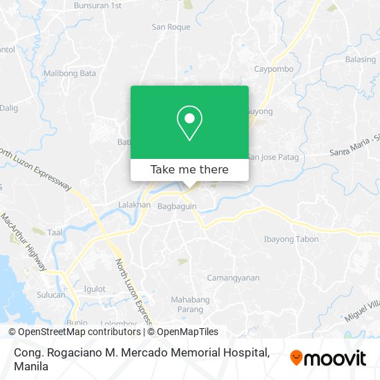 Cong. Rogaciano M. Mercado Memorial Hospital map