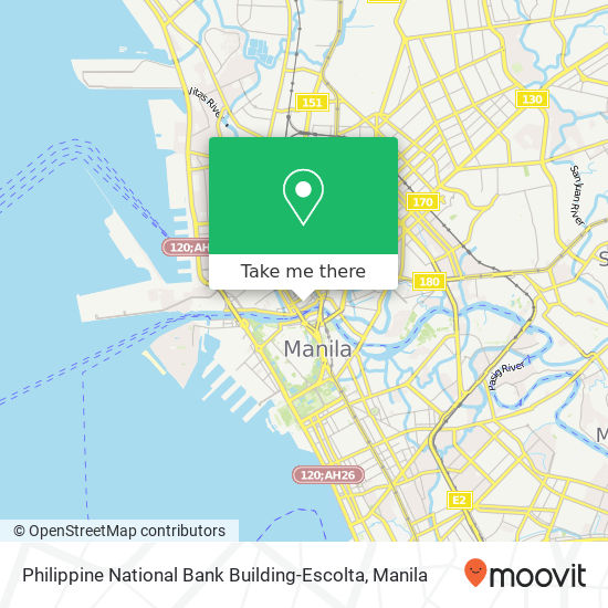 Philippine National Bank Building-Escolta map