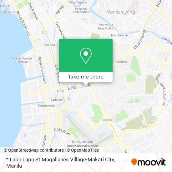 * Lapu Lapu St Magallanes Village-Makati City map