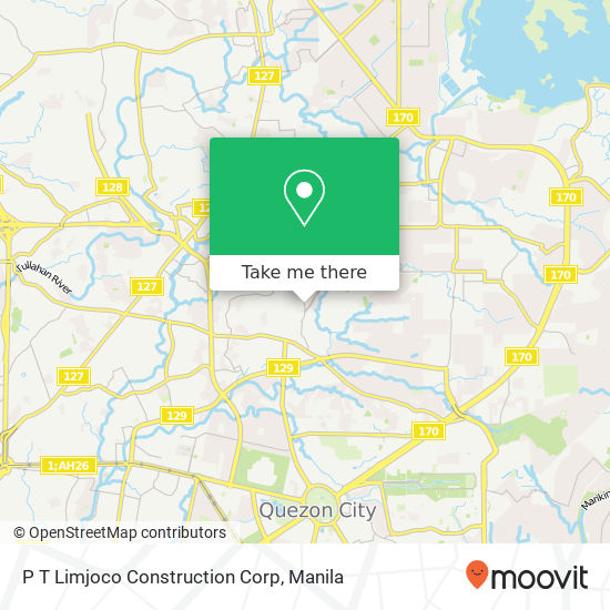 P T Limjoco Construction Corp map
