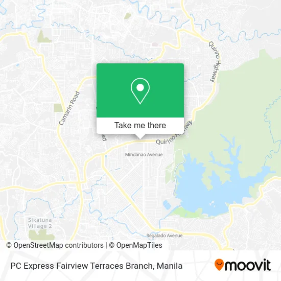 PC Express Fairview Terraces Branch map