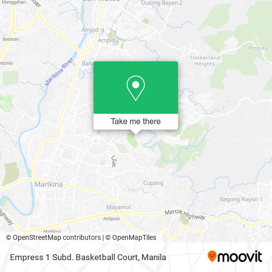 Empress 1 Subd. Basketball Court map