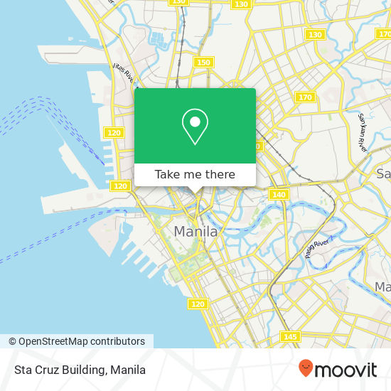 Sta Cruz Building map