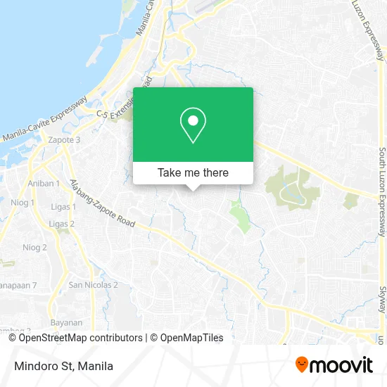 Mindoro St map