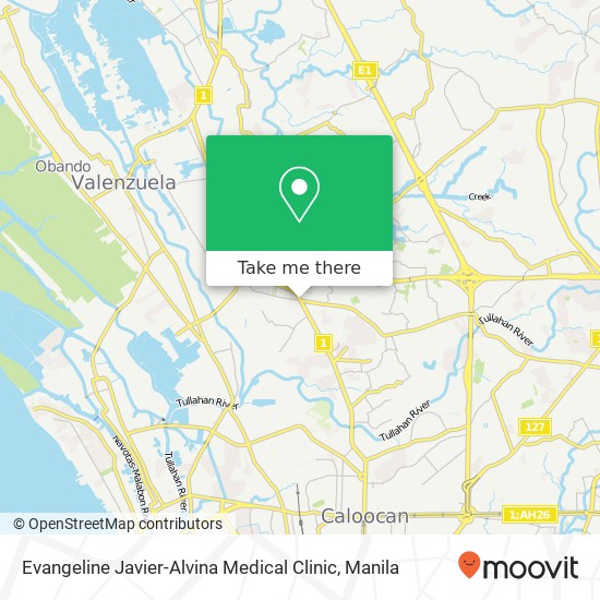 Evangeline Javier-Alvina Medical Clinic map