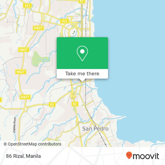 86 Rizal map