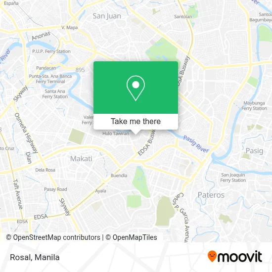Rosal map