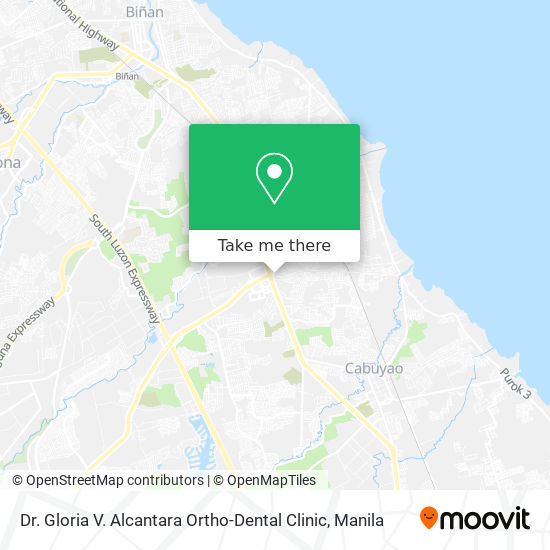 Dr. Gloria V. Alcantara Ortho-Dental Clinic map