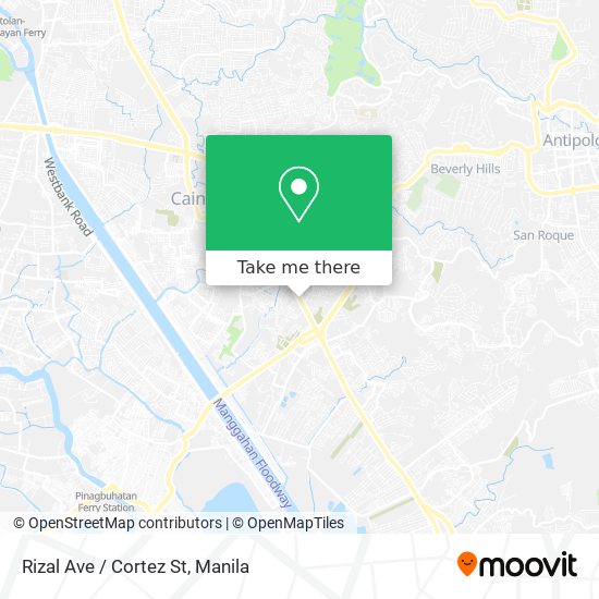 Rizal Ave / Cortez St map