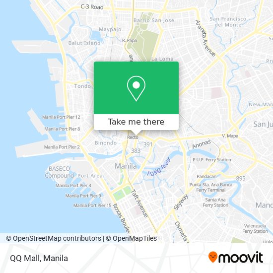 QQ Mall map