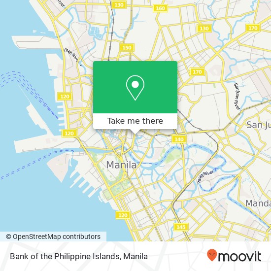 Bank of the Philippine Islands map