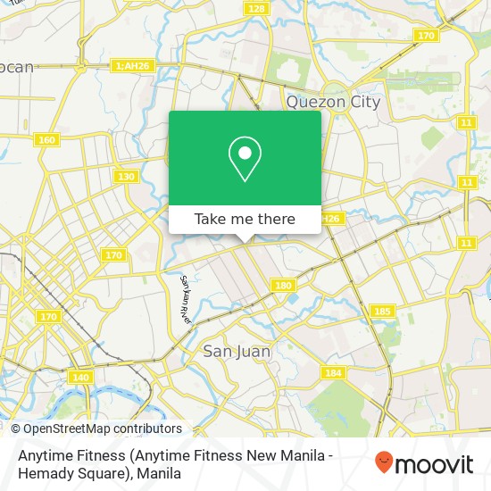 Anytime Fitness (Anytime Fitness New Manila - Hemady Square) map