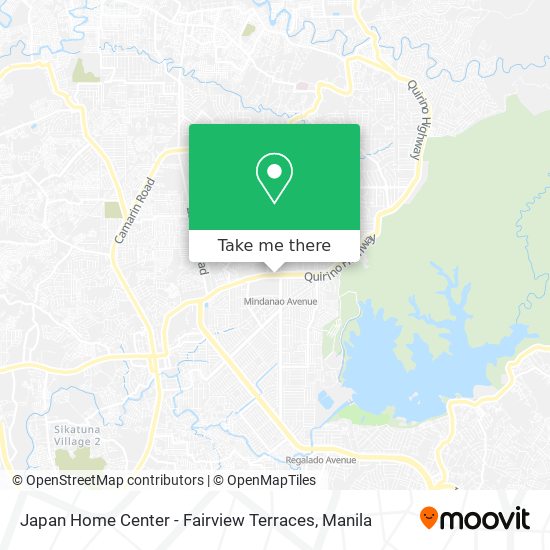 Japan Home Center - Fairview Terraces map
