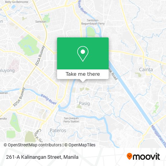 261-A Kalinangan Street map