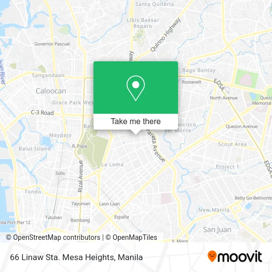 66 Linaw Sta. Mesa Heights map