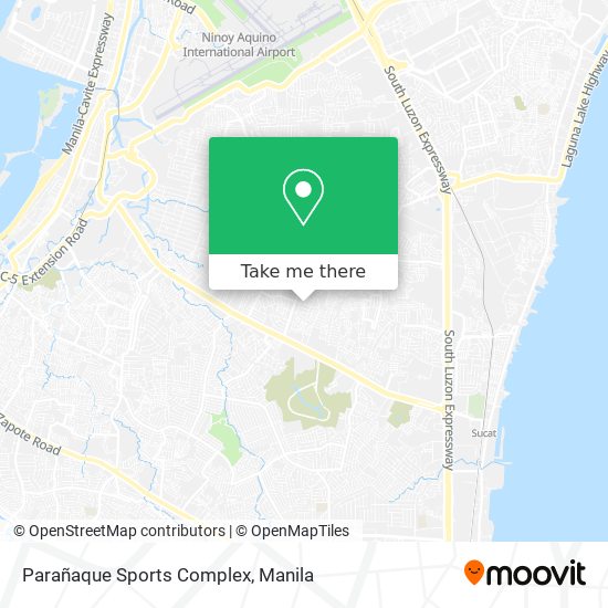 Parañaque Sports Complex map