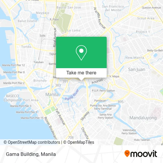 Gama Building map