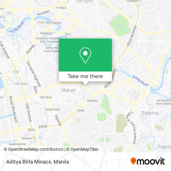 Aditya Birla Minacs map