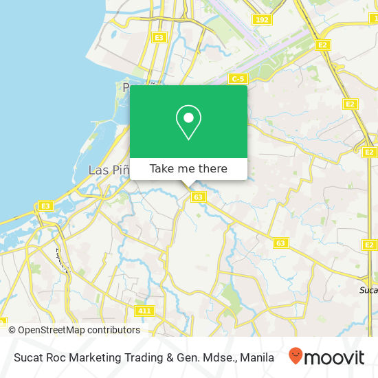 Sucat Roc Marketing Trading & Gen. Mdse. map