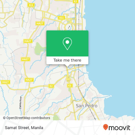 Samat Street map