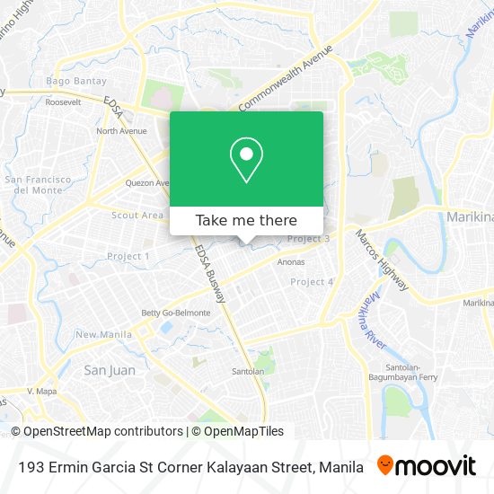 193 Ermin Garcia St Corner Kalayaan Street map