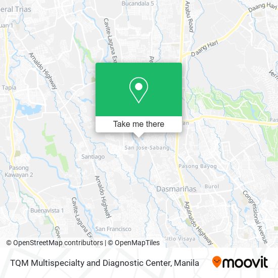 TQM Multispecialty and Diagnostic Center map