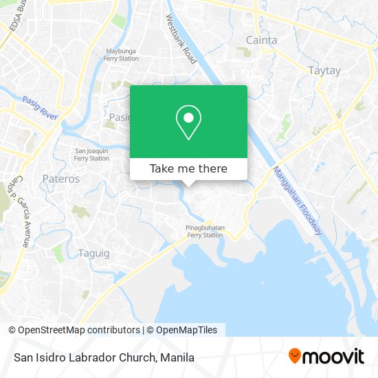 San Isidro Labrador Church map
