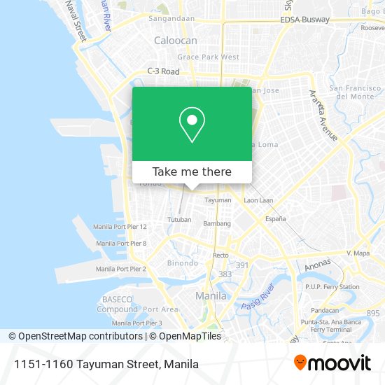 1151-1160 Tayuman Street map