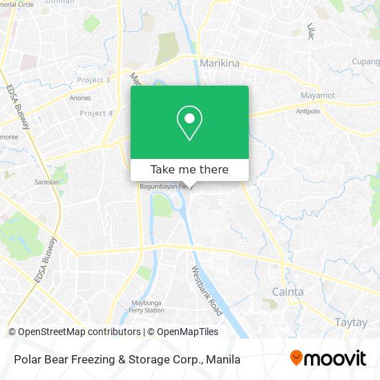 Polar Bear Freezing & Storage Corp. map