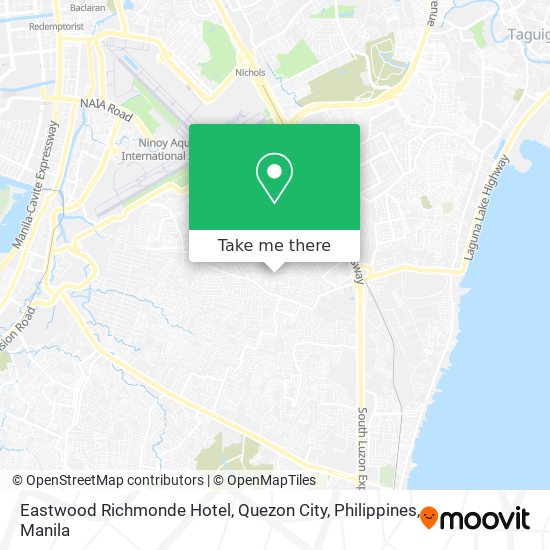 Eastwood Richmonde Hotel, Quezon City, Philippines map