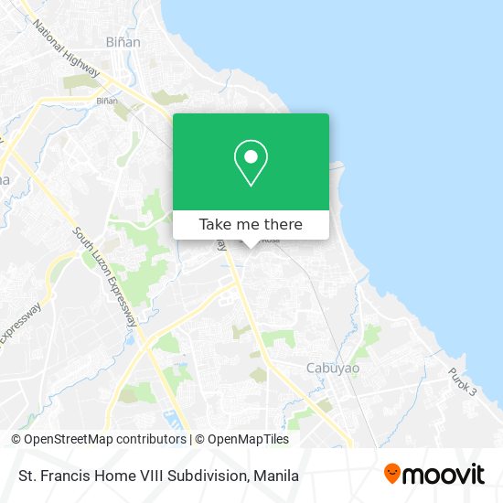 St. Francis Home VIII Subdivision map