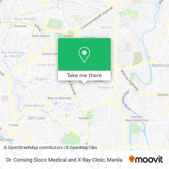 Dr. Consing Sioco Medical and X-Ray Clinic map